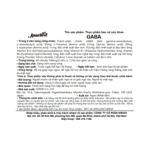 Gaba Jpanwell giảm các triệu chứng mất ngủ, giấc ngủ không sâu 60 viên